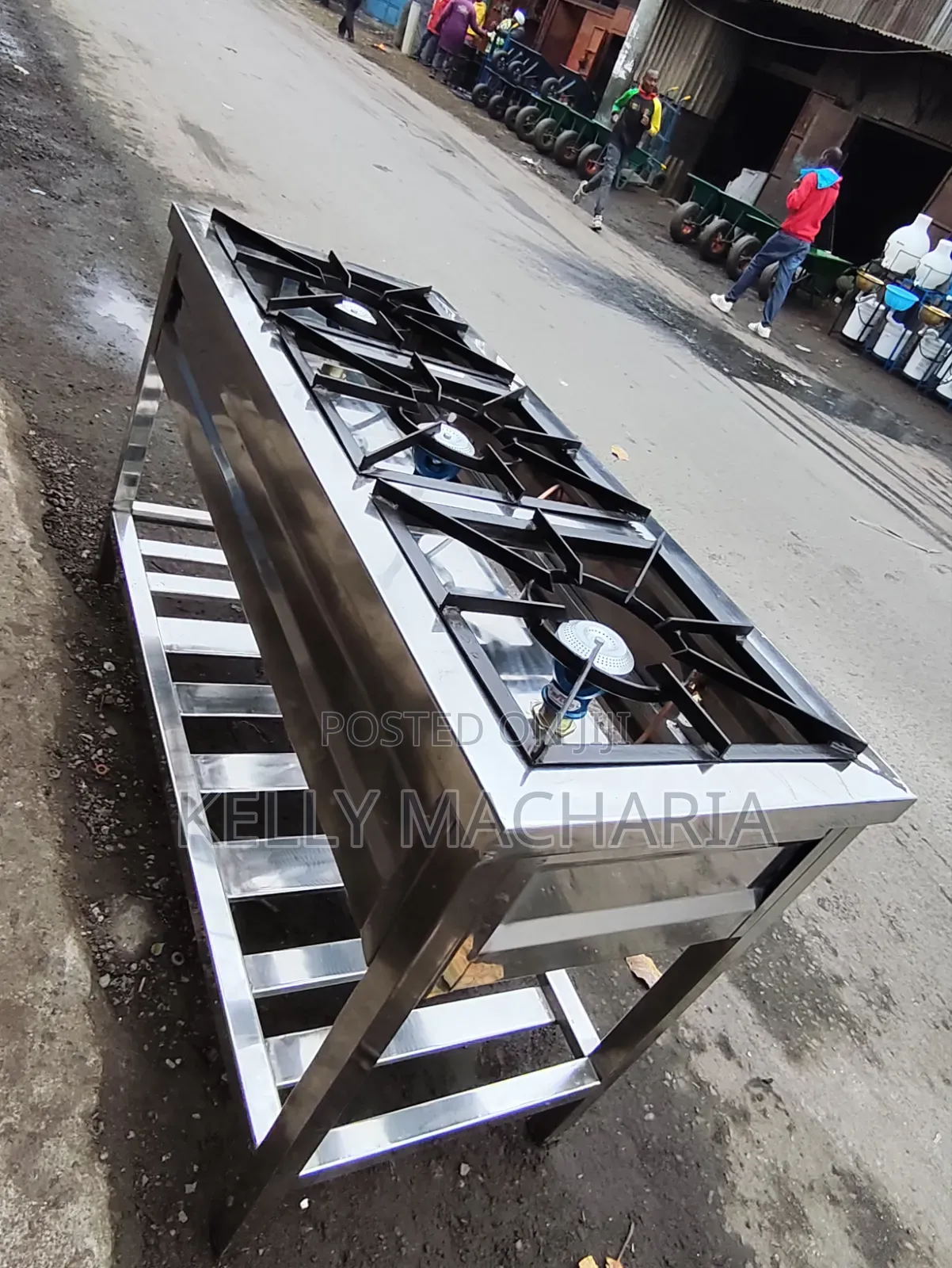 High Pressure Cooker Stainless Steel Three Burner
