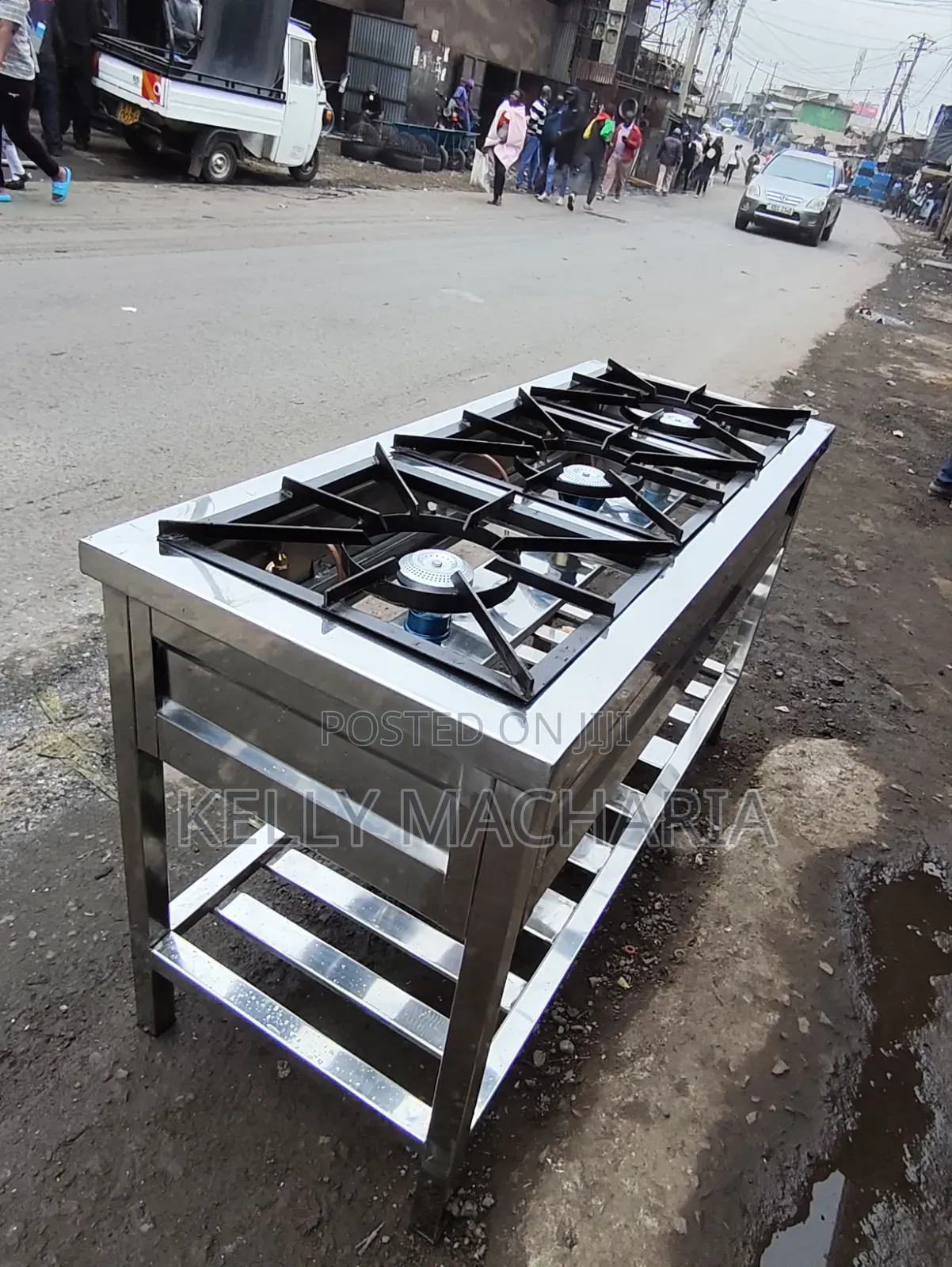 High Pressure Cooker Stainless Steel Three Burner