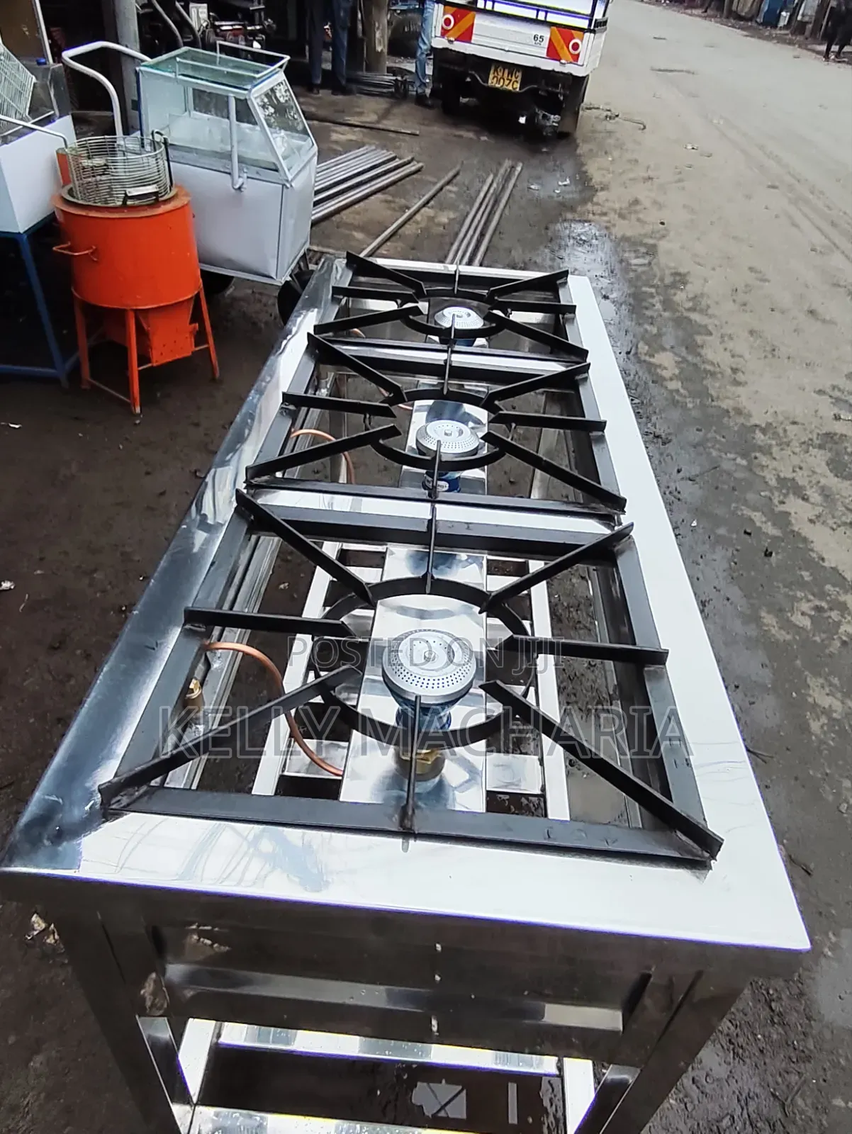 High Pressure Cooker Stainless Steel Three Burner