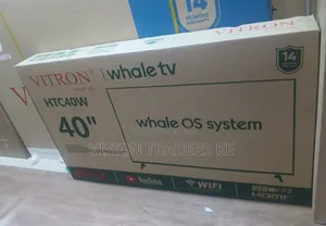 Vitron 40 Inches Smart Whale Os System Frameless TV With Bluetooth