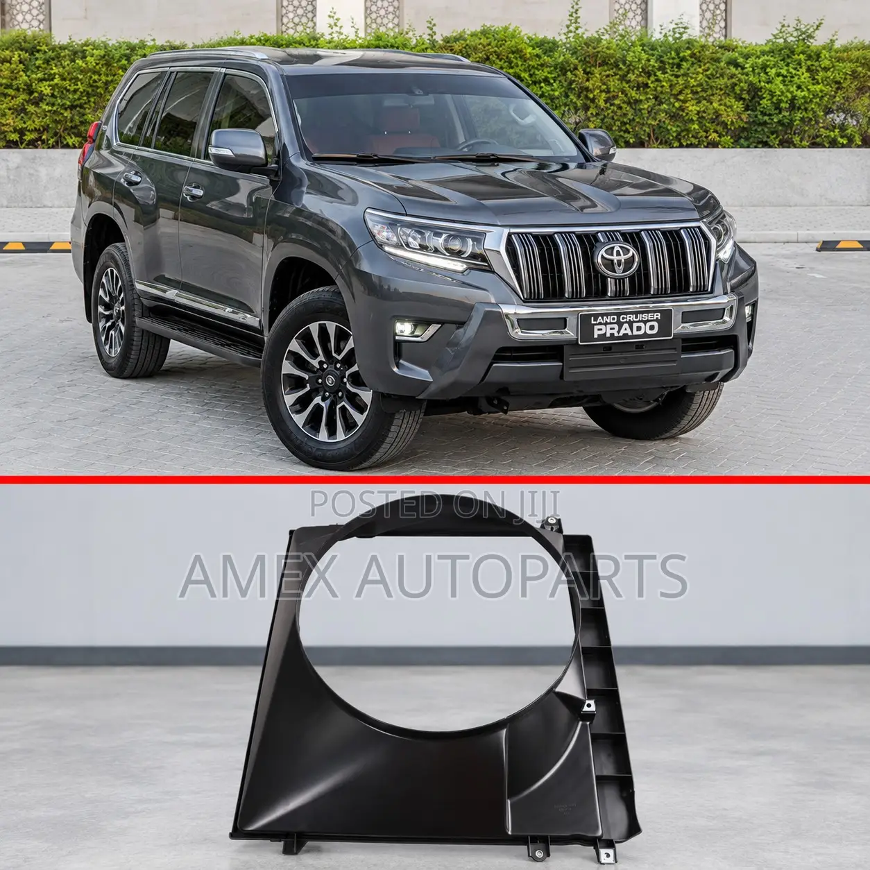 Fan Shroud Toyota Land Cruiser Prado FJ150 1tr/2tr Eng 2010 - 2018