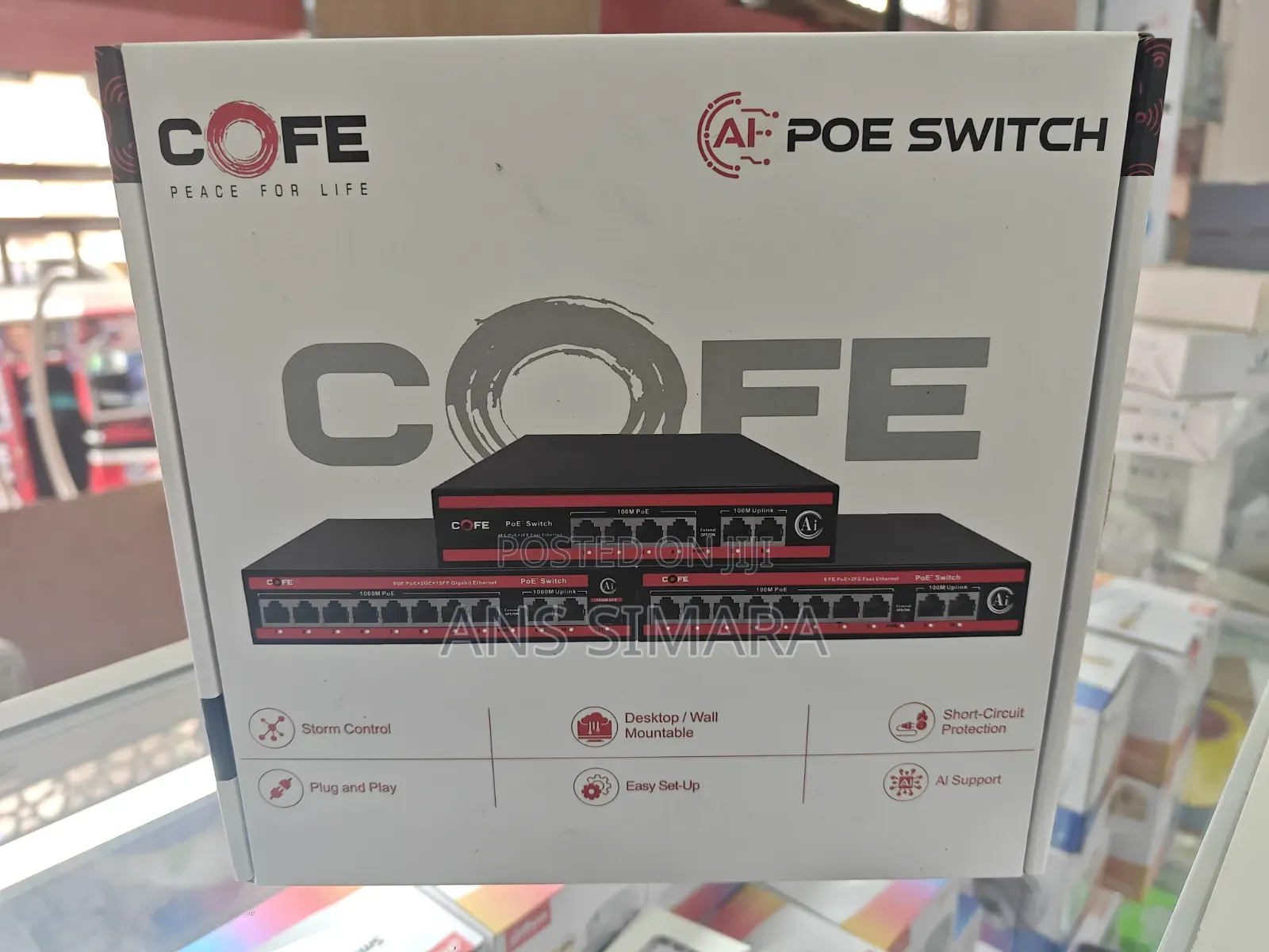 8ch Poe Switch Cofe