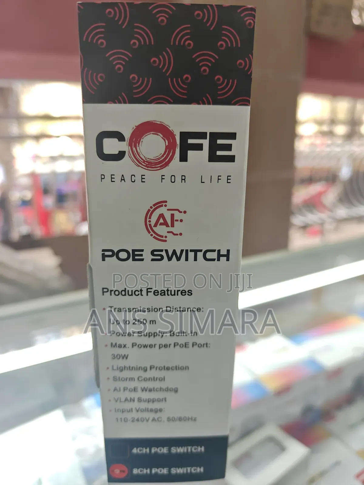 8ch Poe Switch Cofe