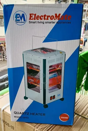 ElectroMate 2000W 5-Sided Quartz Room Heater (Model QH02)