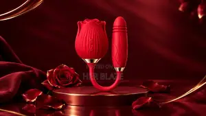 2 in 1 Rose Vibrator