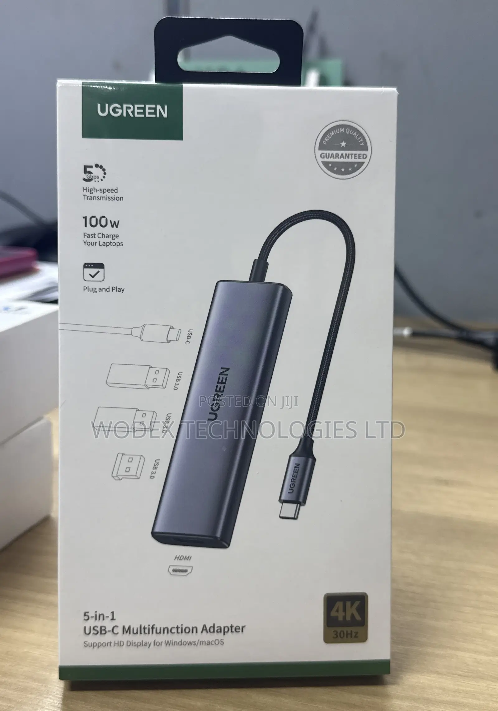 For the Ugreen CM511 5-in-1 USB-C Multifunction Adapter