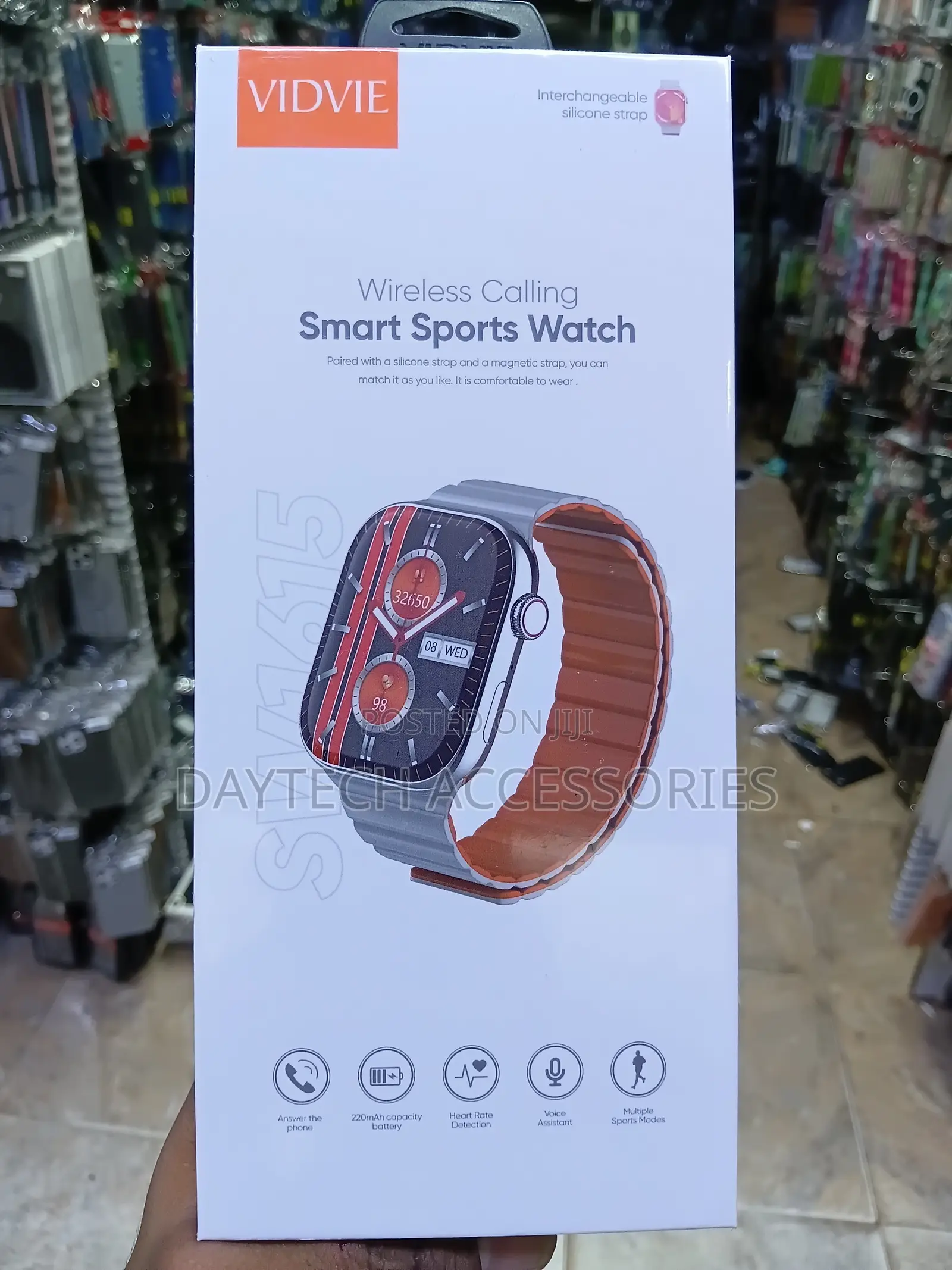 Vidvie SW1615 Wireless Calling Smart Watch.