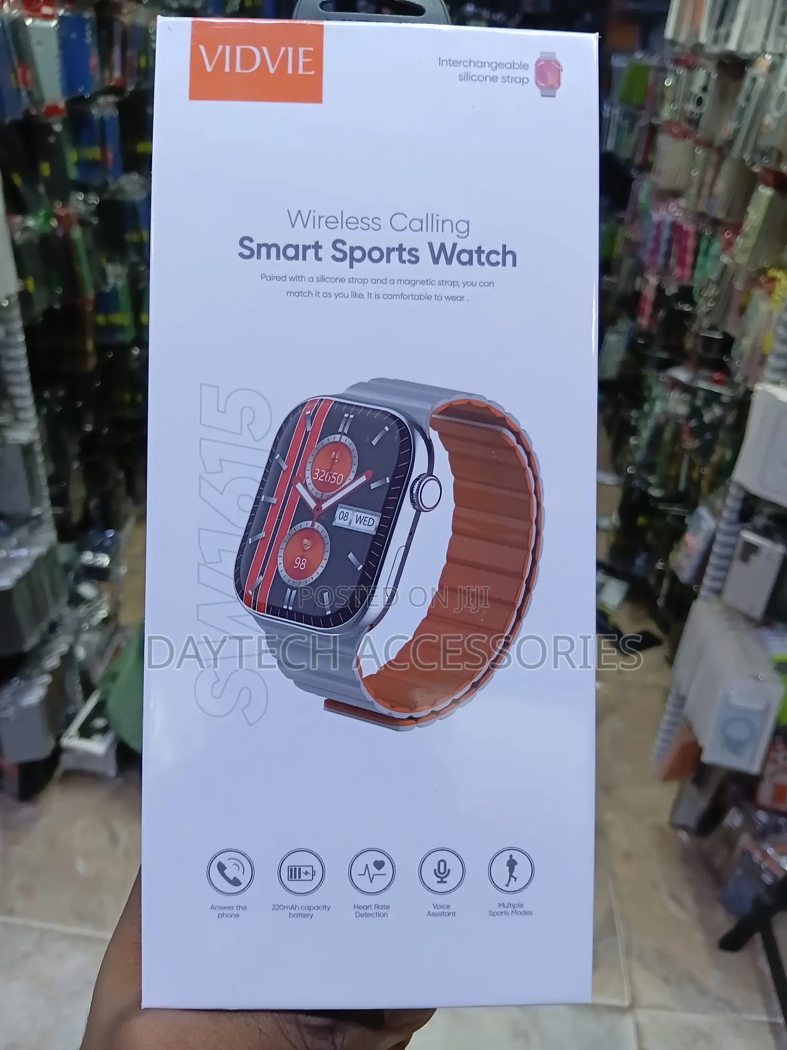 Vidvie SW1615 Wireless Calling Smart Watch.