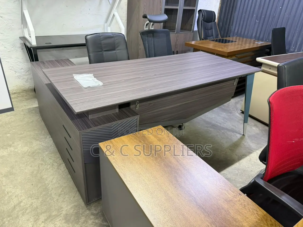 Modern Executive Brown Wooden Table-1.8m