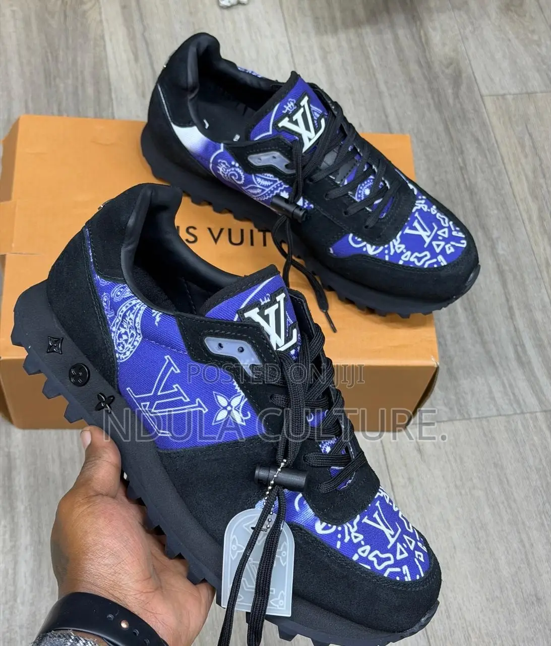 Louis Vuitton Run 55 Damier Suede Runner