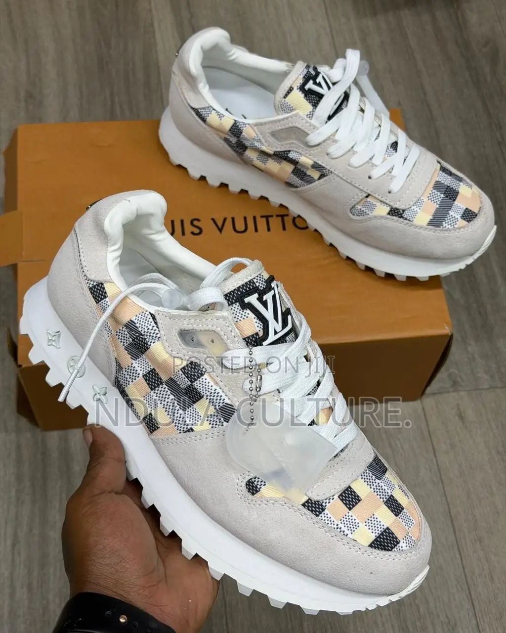 Louis Vuitton Run 55 Damier Suede Runner