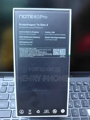 New Infinix Note 60 Pro 256 GB Orange