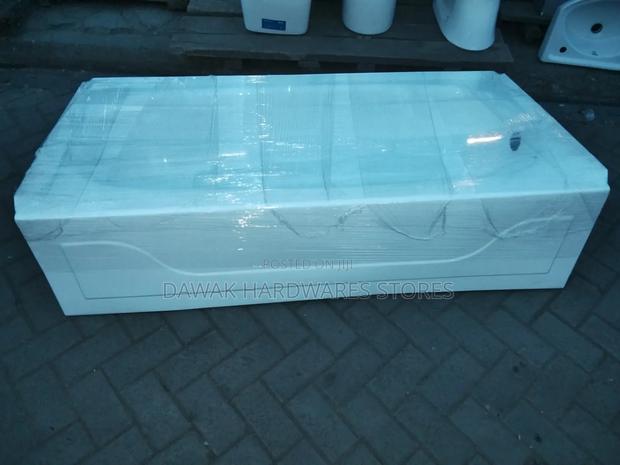 Steel Rectangular Built-in Bathtub - thumbnail 2
