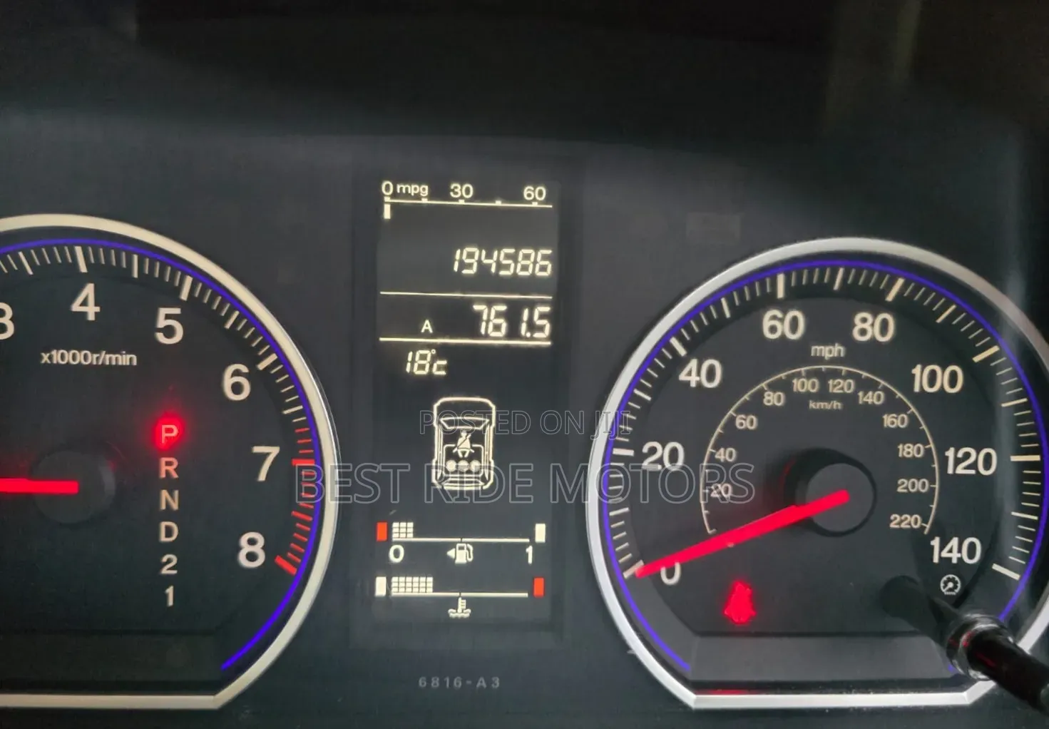 Honda CR-V 2.0i ES Automatic 2008 Gray
