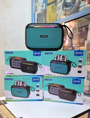 Caston A123 Solar Rechargeable Bluetooth Speaker