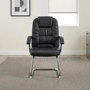 Executive Leather Visitor's Seat