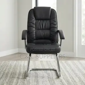 Executive Leather Visitor's Seat
