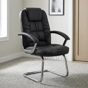 Executive Leather Visitor's Seat
