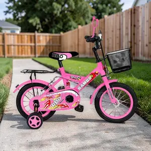 Rust-Resistant Colorful 2-4 Years 12 Inch Size 12 Kids Bike Bicycle