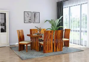 Dining Set; Elegant 6 Seater Dining Set for Comfortable Family Meals