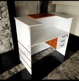 1.2m Office Reception Table With Storage