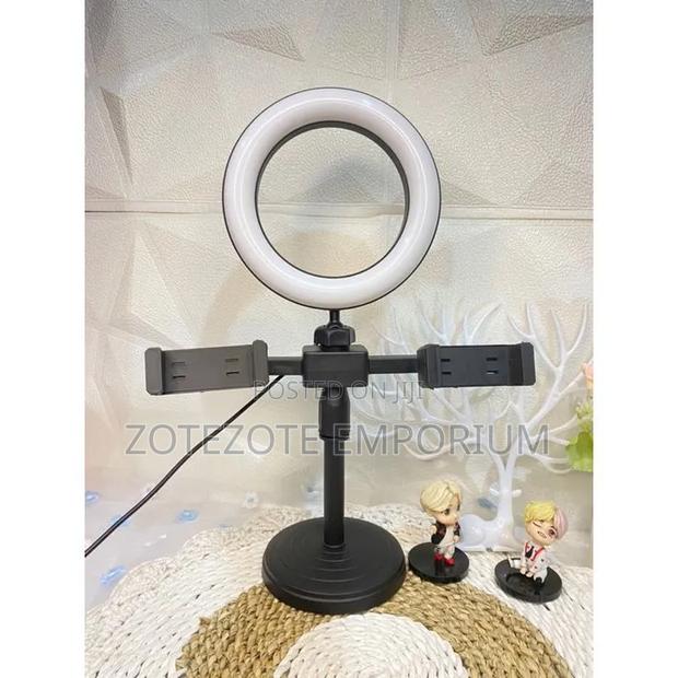 6 Inch Ringlight Double Stand Holder - thumbnail 2