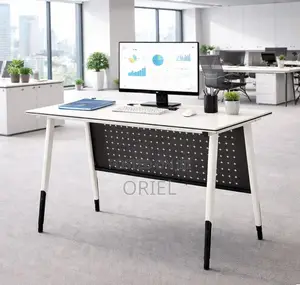 Office Table : Metal 4 Legs 120CM Office Table