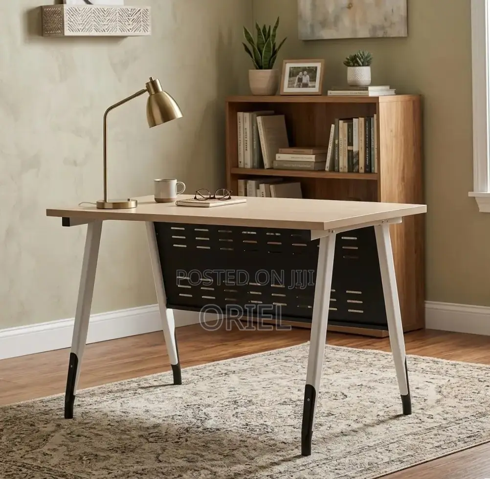Office Table : Metal 4 Legs 120CM Office Table