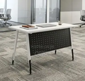 Office Table : Metal 4 Legs 120CM Office Table