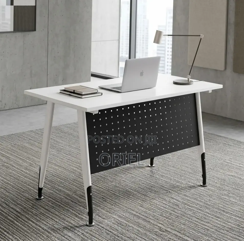 Office Table : Metal 4 Legs 120CM Office Table