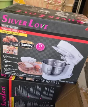 Silver Love Model CX-6081 Tabletop Electric Stand Mixer