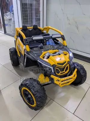 Big Size 12V Kids Ride-on Car – Yellow 