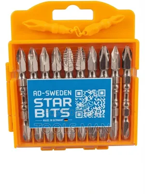 As Sweden Star Bits Screwdriver Bit Set 10pc.