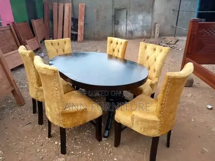 Dinning Table 6seater Yollew and Gray