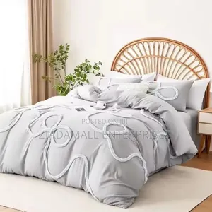 Bowknot Tufted Duvet Cover
