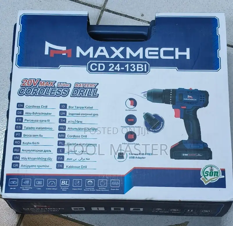 Maxmech 20V Cordless Drill/20v 1.5ah Maxmech Cordless Drill