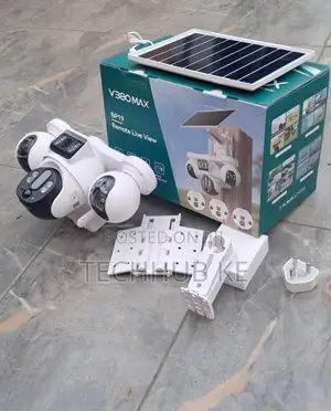 8mp Outdoor Simcard Solar Powered Camera With Solar Panel