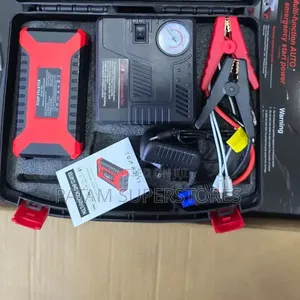 Portable Car Jump Starter Kit 99800mAh With Air Inflator