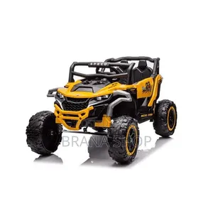**Big Yellow Kids Electric UTV – 12V Battery Powered **