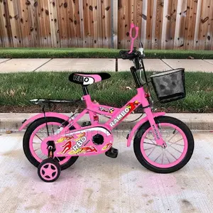 Heavy-Duty 4–6 Years Size 16 Inch Color Pink Kids Bike Bicycle