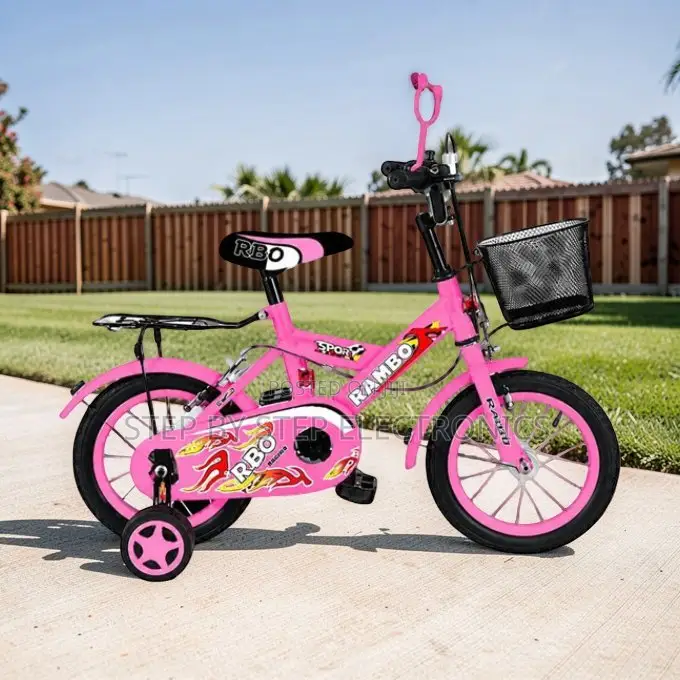 Smooth-Riding 4–6 Years Size 16 Inch Color Pink Kids Bike Bicycle