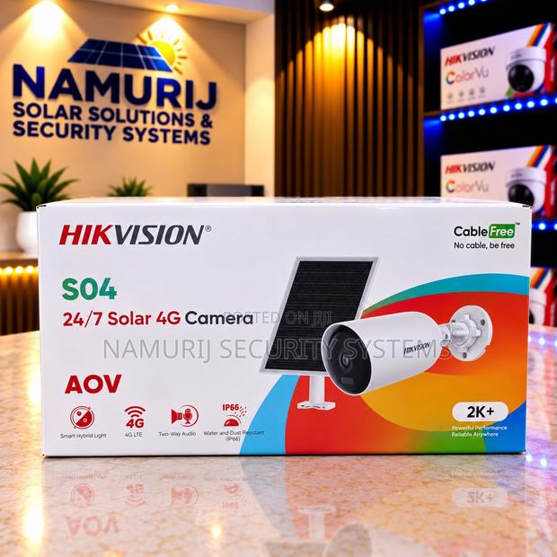Hikvision S04 Solar Camera - main view