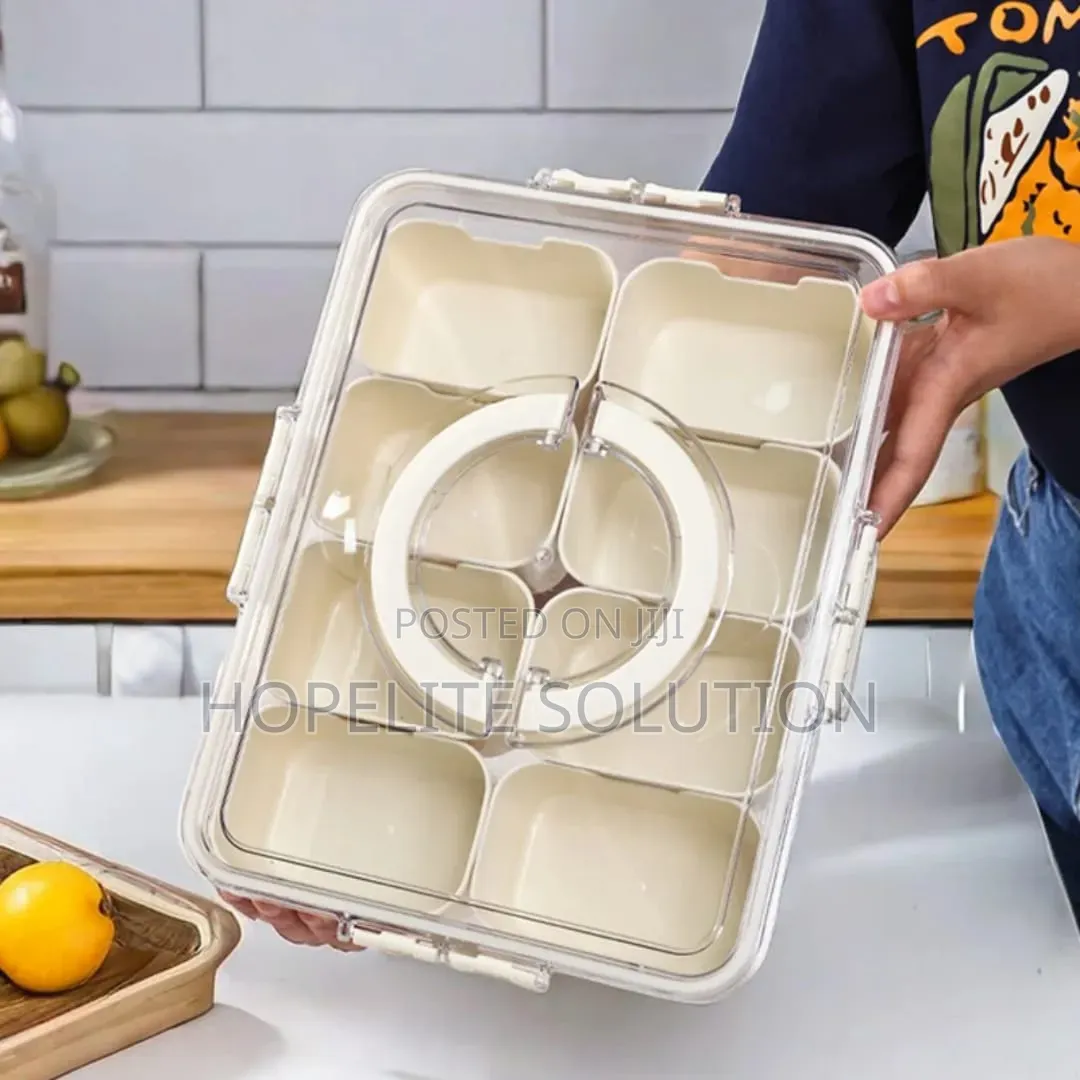 9 in 1 Compartment Food/Spice Storage Box