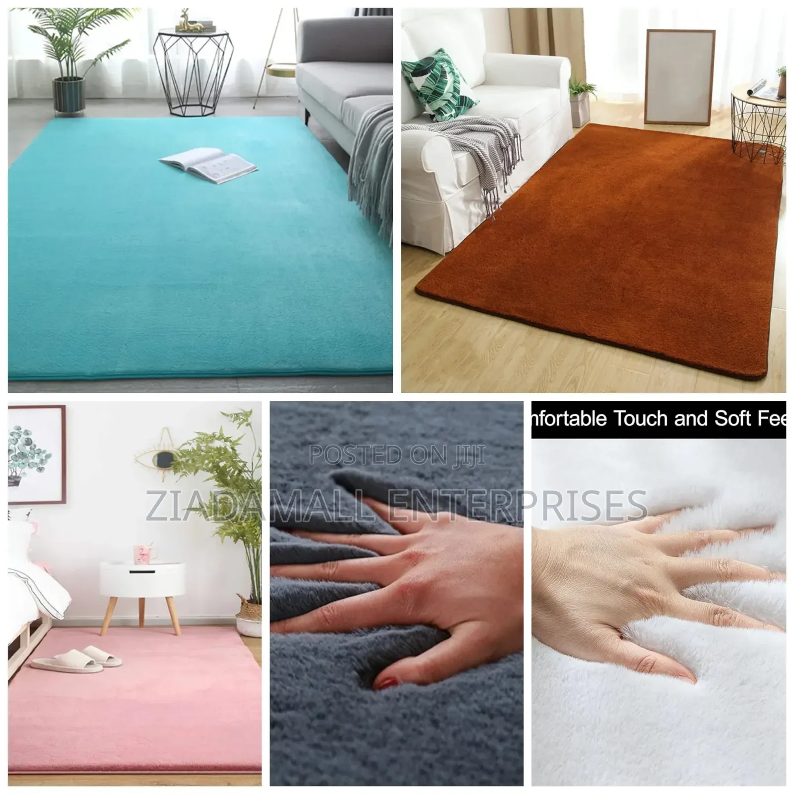 Modern Luxury Style Nordic Rabbit Fur Carpet