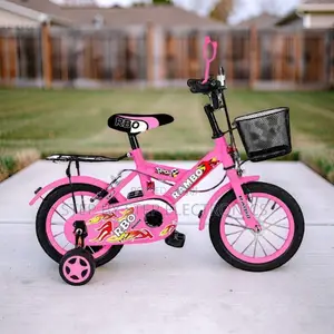 Activity-Boosting 4–6 Years Size 16 Inch Color Pink Kids Bike Bicycle