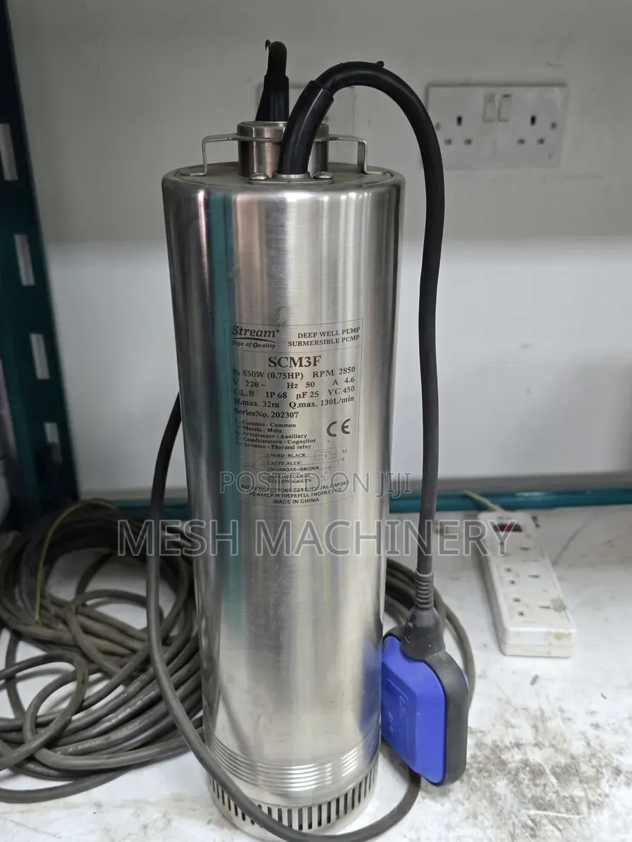 Stream 0.75hp Deep Well Submersible Pump
