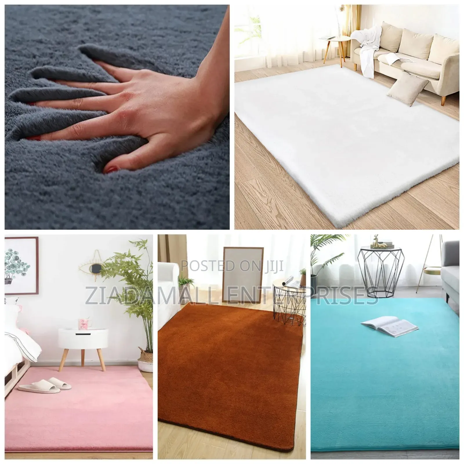 Luxury Style Nordic Rabbit Fur Carpet