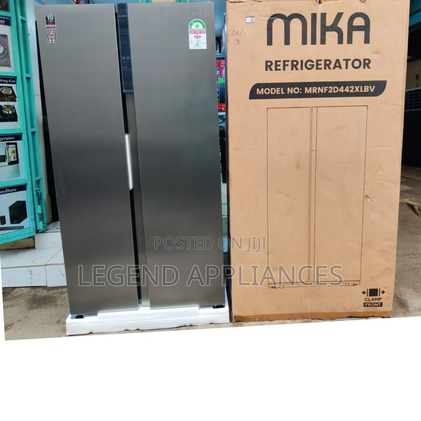 Mika Side by Side Refrigerator 442L