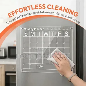 Magnetic Fridge Calendar Meal Planner