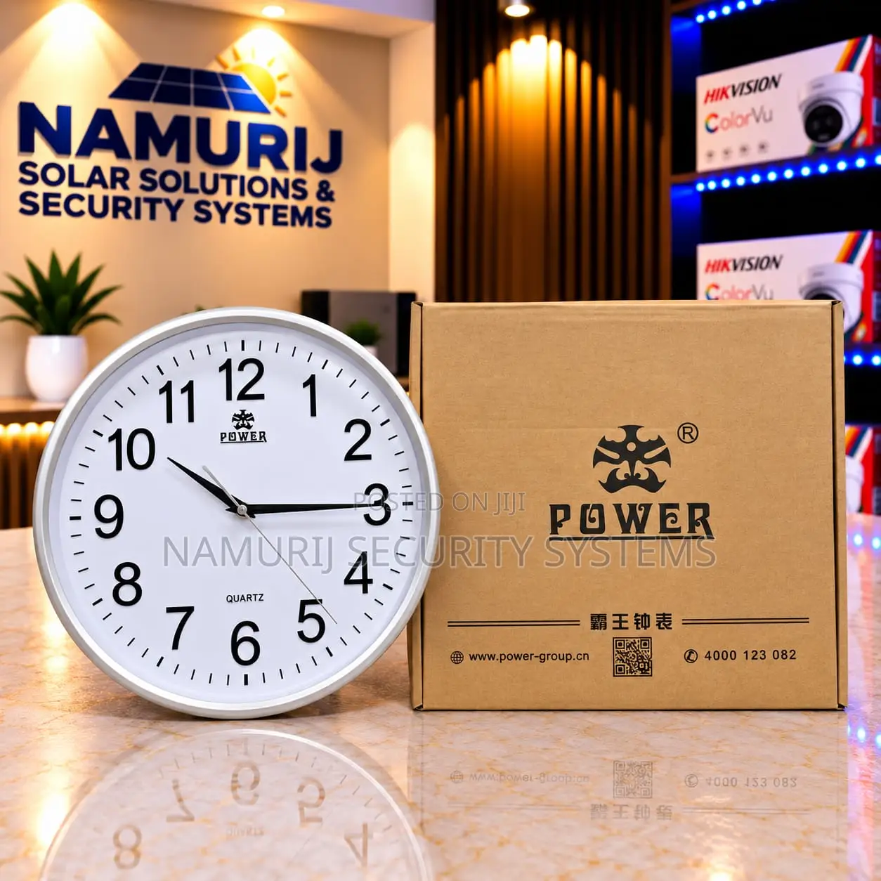 Wall Clock Spy Camera Power